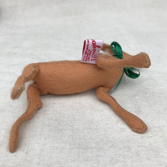 Annalee '91 Christmas Big Eyed Fawn Reindeer Doe Doll Christmas Figurine - Picture 7 of 7